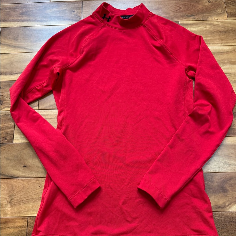 Under Armour ColdGear Red Women’s Mock long sleeve